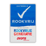 Rookvrije school - Informatiebord - Op weg naar een Rookvrije generatie - met logo