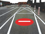 Wegmarkering - Verkeers symbool rond