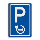 Verkeersbord elektrische auto - ontwerp België