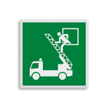 Vluchtroute bord – Nooduitgang Vluchtraam