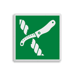 BHV Reddingsbord - Mes voor reddingsvlot