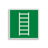 Vluchtroute bord – Nooduitgang Vluchtladder