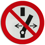 Autocollant ou panneau - P030 - Ne pas modifier la position de l’interrupteur