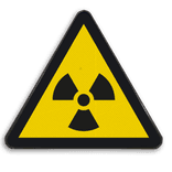 Autocollant ou panneau - W003 - Matières radioactives ou radiations ionisantes
