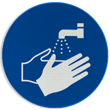 Autocollant ou panneau - M011 - Lavage obligatoire des mains