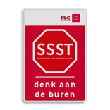 Verkeersbord DOR rechthoek 3:2 reflecterend + eigen ontwerp/opdruk