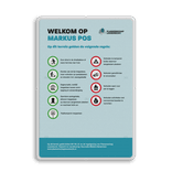 Verkeersbord DOR rechthoek 3:2 reflecterend + eigen ontwerp/opdruk