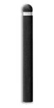 Poteau Borne de protection en plastique recyclé avec tête ronde - 1400mm