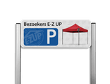 Parkeerplaatsbord type TS - met logo en/of eigen ontwerp - reflecterend