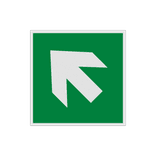 Veiligheidspictogram E006 - Trap op richting reddingsmiddel - reflecterend