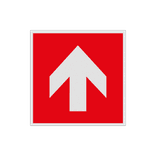 Veiligheidspictogram - Pijl omhoog brandbestrijdingsmiddel - reflecterend
