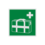 Autocollant ou panneau - E027 - Sac médical d’urgence