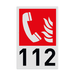 Pictogramme de sécurité F006 - Téléphone pour alarme incendie - rétroréfléchissant