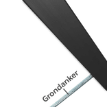 Portaalsysteem TS inclusief Plattegrondbord + 2 zwart gecoate aluminium staanders 60x60mm