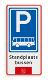 Parkeerbord E08- Bussen - AJAX + logo en tekst