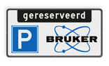 Parkeerplaats bord met logo / eigen ontwerp - reflecterend
