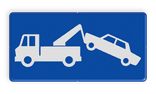 Verkeersbord België - Wegsleepregeling