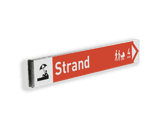 Informatiebord kokerprofiel reflecterend + eigen opdruk