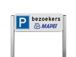 Parkeerplaatsbord type TS - met logo en/of eigen ontwerp - reflecterend