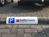 Varkensrug bord verboden te parkeren uitgezonderd - 600mm breed - reflecterend