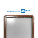 Informatiebord sanitairgebouw en afvalplaats + pijl - reflecterend