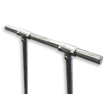 Montageframe lessenaar ST02 - twee metalen staanders - Ø48x1800mm