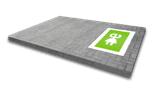 Marquage routier borne de recharge - symbole prise verte blanche