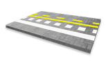 Marquage routier - lignes et bandes