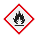 Autocollant ou panneau - SGH02 - Substances dangereuses (hautement) inflammables
