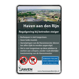 Verkeersbord DOR rechthoek 3:2 reflecterend + eigen ontwerp/opdruk