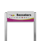 Parkeerplaatsbord type TS - met logo en/of eigen ontwerp - reflecterend
