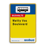 Full-colour Bushaltebord met eigen ontwerp