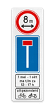 Informatiebord 52x154cm gem. Hattem binnenstad