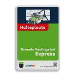 Full-colour Bushaltebord met eigen ontwerp
