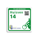 Verkeersbord vierkant reflecterend + eigen ontwerp/opdruk