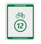 Knooppuntbord Knp Fietsroute DOR 300x380mm