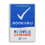 Rookvrij terrein - Informatiebord - Op weg naar een Rookvrije generatie - met logo