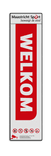 Entreebord 600x2400mm + eigen opdruk
