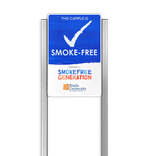 Portaalsysteem bord + logo - Smoke-free Generation