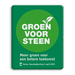 Verkeersbord DOR rechthoek 4:3 reflecterend + eigen opdruk