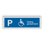 Verkeersbord DOR rechthoek 3:1 reflecterend + eigen opdruk