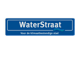 Verkeersbord DOR rechthoek 4:1 reflecterend + eigen ontwerp/opdruk