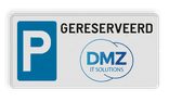 Parkeerplaats bord met logo / eigen ontwerp - reflecterend
