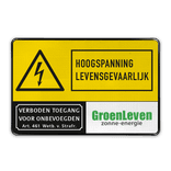 Informatiebord 3:2 - Hoogspanning | GroenLeven