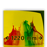 20910 - Reflecterende folie fluor geel T7511B 1220mm breed - HERANTE