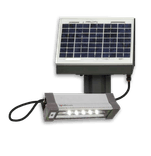 Aanstraalverlichting Solar LED met accu & laadregelaar -  TSL7D-300