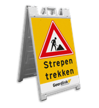 CarrySign TS stoepbord 635x1140mm - reflecterend