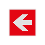 Haaks bord F000 - Pijl Links