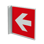 Haaks bord F000 - Pijl Links