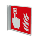 Veiligheidspictogram F005 - Brandmelder - reflecterend